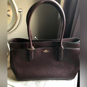 Coach No. G1847-24218 Bailey Carryall Bag Burgundy 15 x 10 NWT